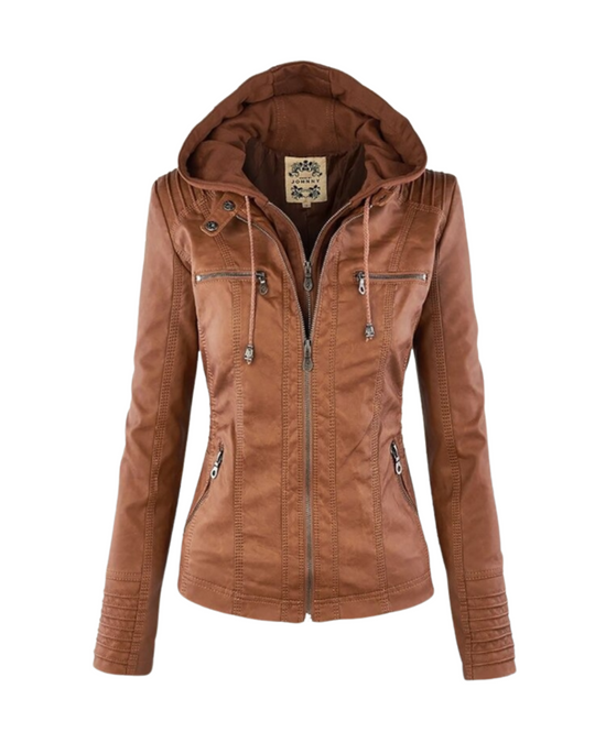 MARLEN | Handgefertigte italienische Lederjacke