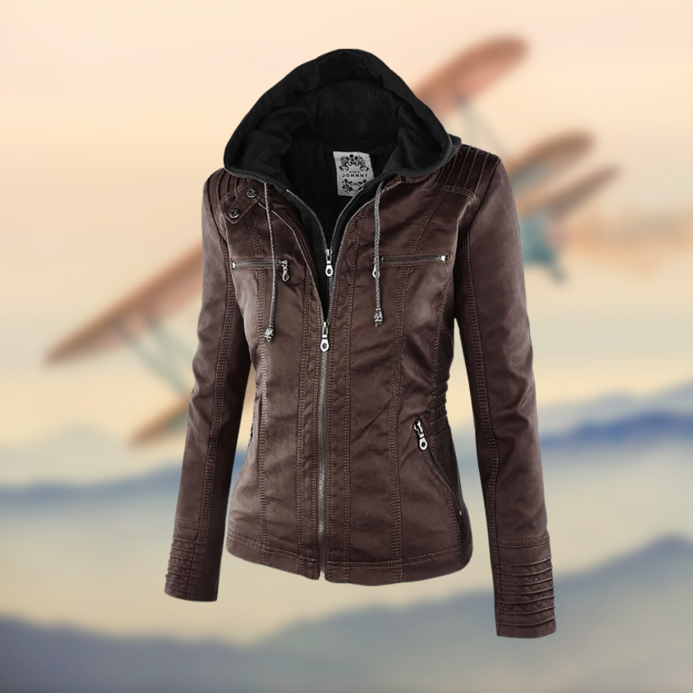 MARLEN | Handgefertigte italienische Lederjacke