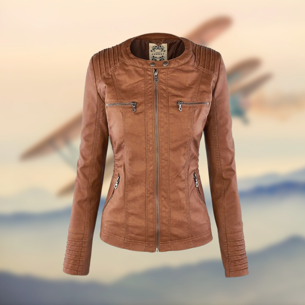 MARLEN | Handgefertigte italienische Lederjacke