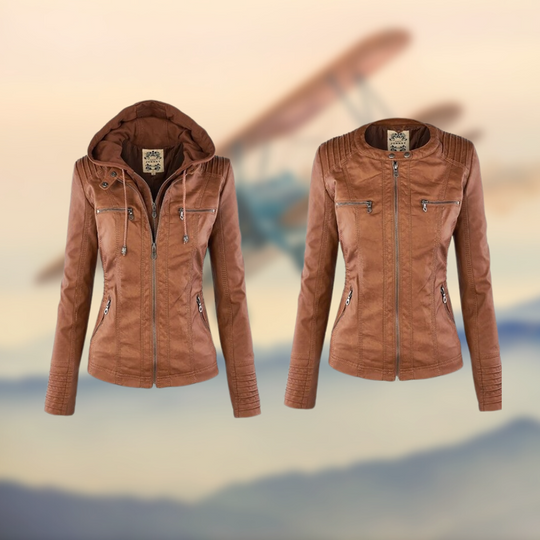 MARLEN | Handgefertigte italienische Lederjacke