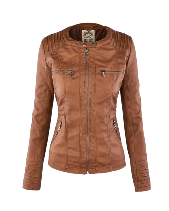 MARLEN | Handgefertigte italienische Lederjacke