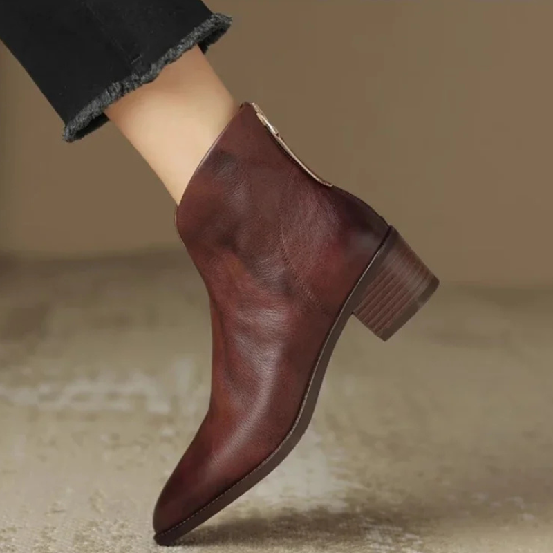 Lucy - Bottes en cuir pour femmes