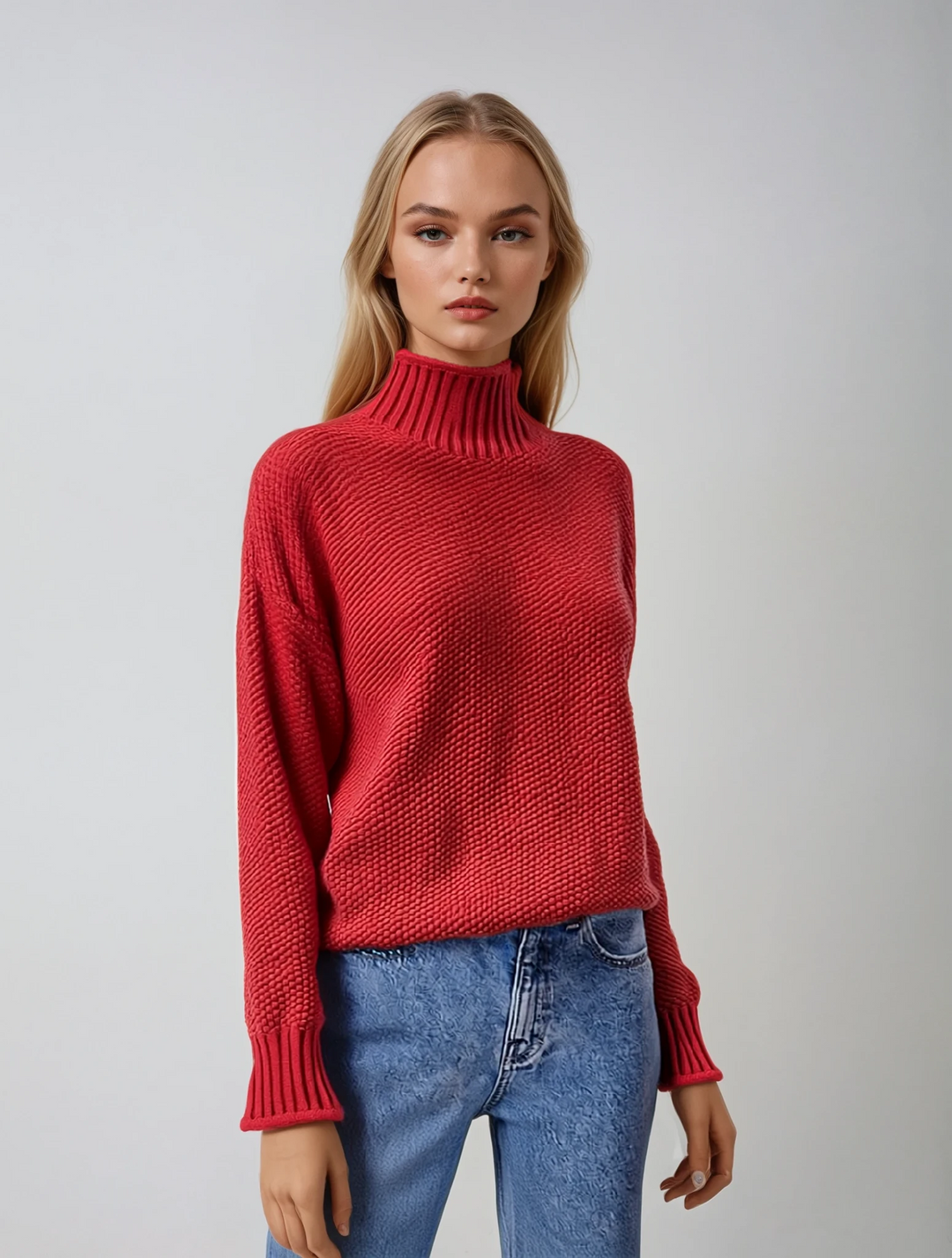 Mina | Pullover mit hohem Kragen