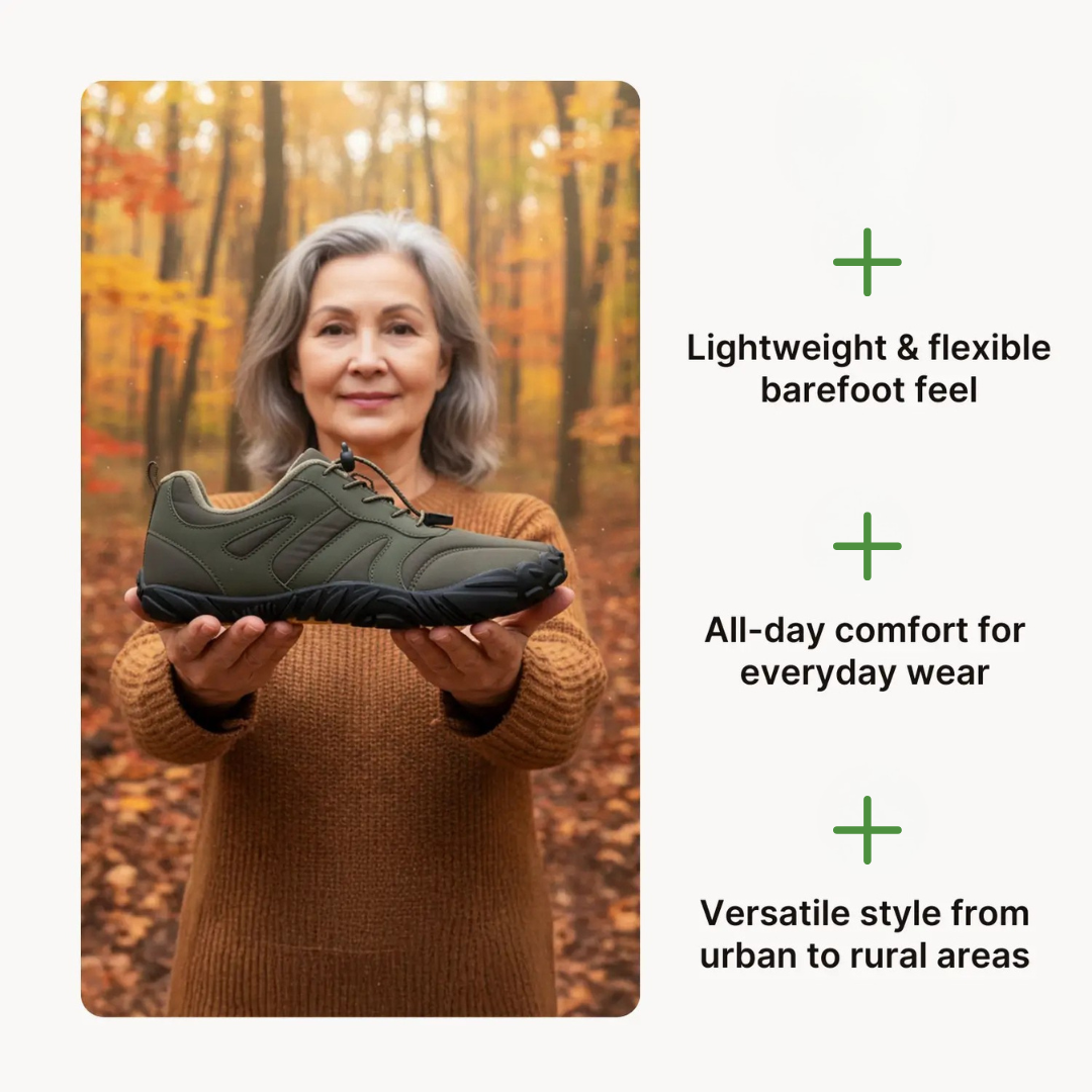 Everest Pro – Water-Resistant Barefoot Shoes with Durable Grip & Cozy Lining