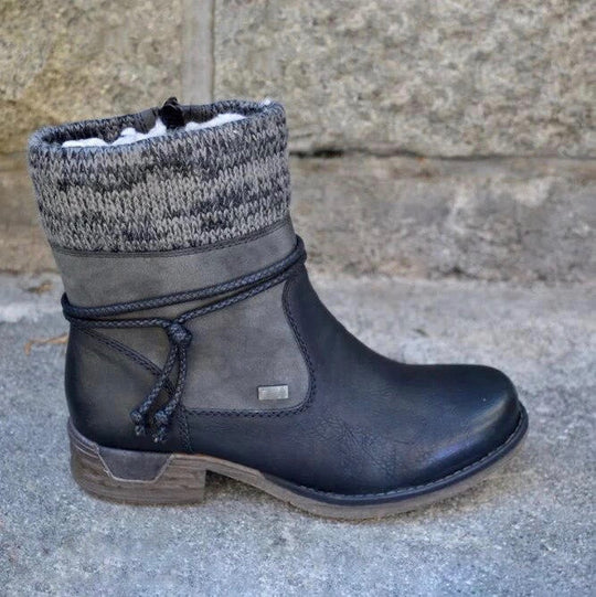 MAGGIE | Bottes chaudes en cuir vegan