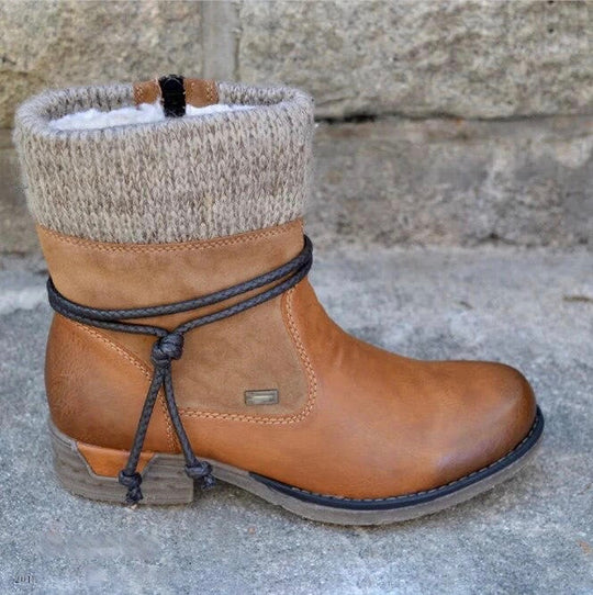 MAGGIE | Bottes chaudes en cuir vegan